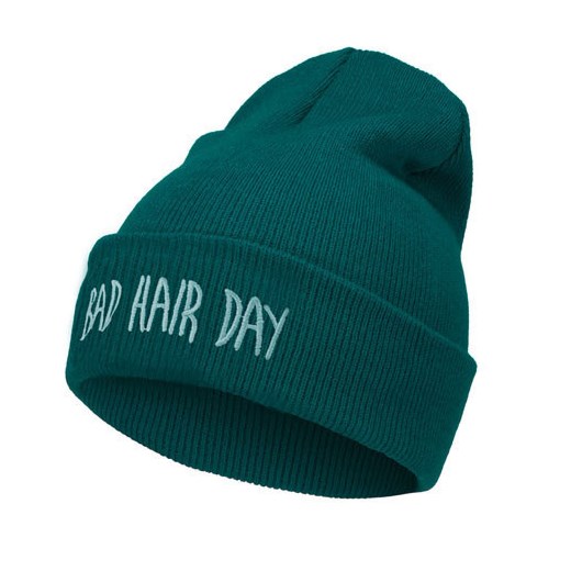 CZAPKA BEANIE BAD HAIR iloko-pl zielony jesień