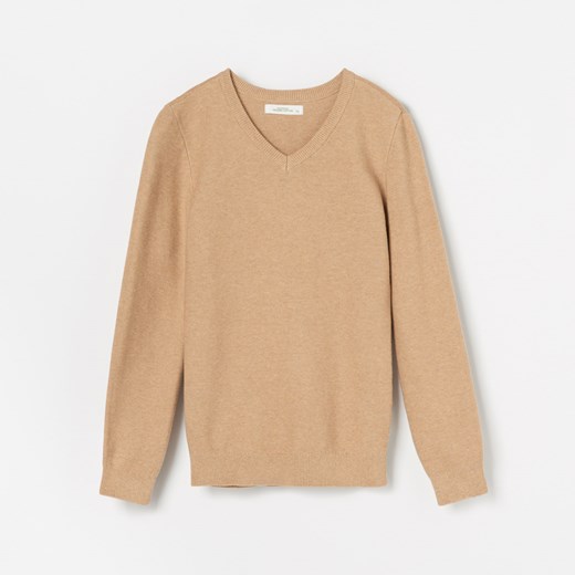 Reserved - Sweter z bawełny organicznej - Beżowy  Reserved 122 