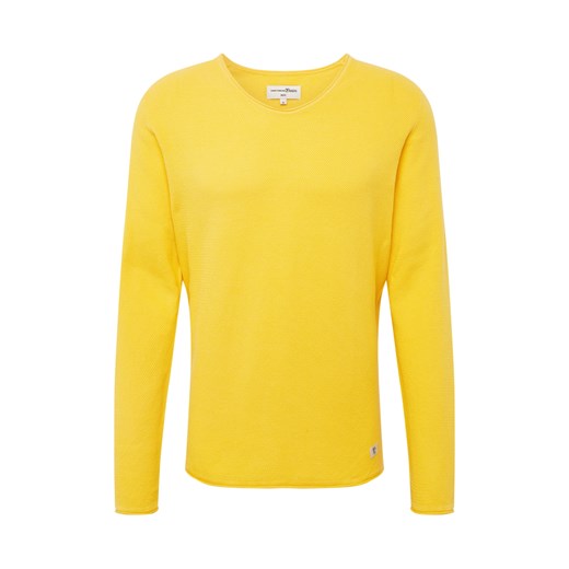 Żółty sweter męski Tom Tailor Denim zimowy 