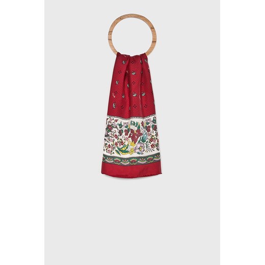 Czerwony szalik/chusta Polo Ralph Lauren w abstrakcyjnym wzorze 