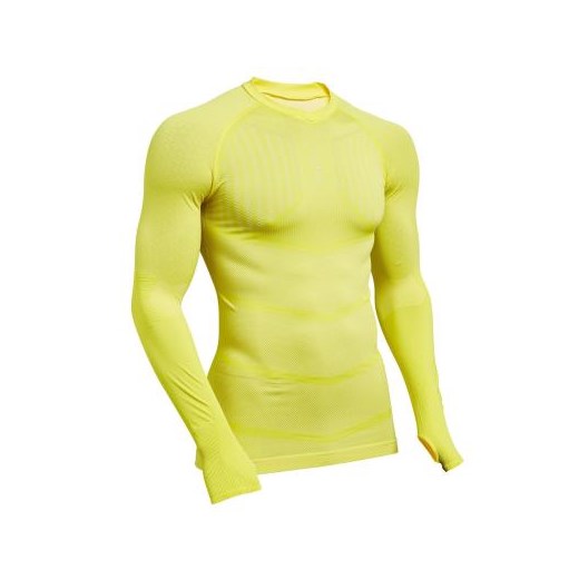 Koszulka termoaktywna Keepdry 500 żółta z długim rękawem