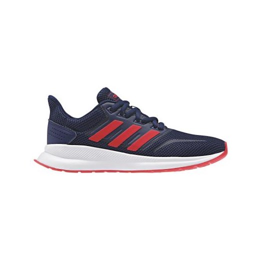 Buty do chodzenia dla dzieci Adidas Falcon niebiesko-czerwone