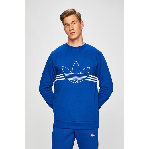 Niebieska bluza sportowa Adidas Originals 