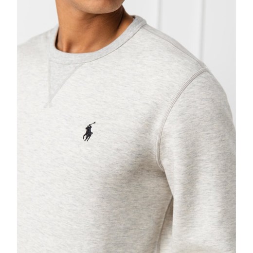 Bluza męska Polo Ralph Lauren biała jesienna bez wzorów 