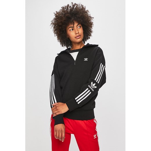 Bluza sportowa Adidas Originals czarna bez wzorów 