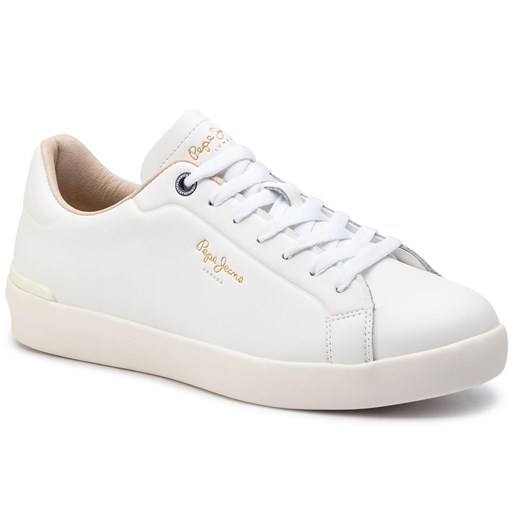 Sneakersy PEPE JEANS - PMS30523 White 800 Pepe Jeans  43 eobuwie.pl