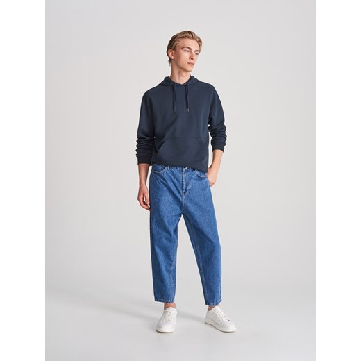 Reserved - Spodnie jeansowe baggy - Niebieski Reserved  32 