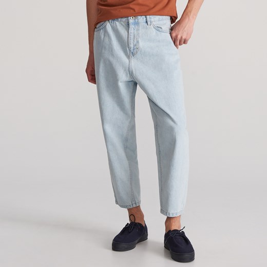 Reserved - Spodnie jeansowe baggy - Niebieski Reserved  34 