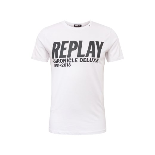 T-shirt męski Replay z krótkimi rękawami 