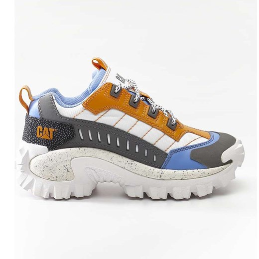 Buty sportowe damskie Caterpillar sneakersy młodzieżowe na platformie skórzane bez wzorów 