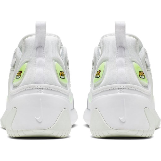 Buty sportowe damskie Nike sneakersy młodzieżowe zoom białe sznurowane bez wzorów skórzane 