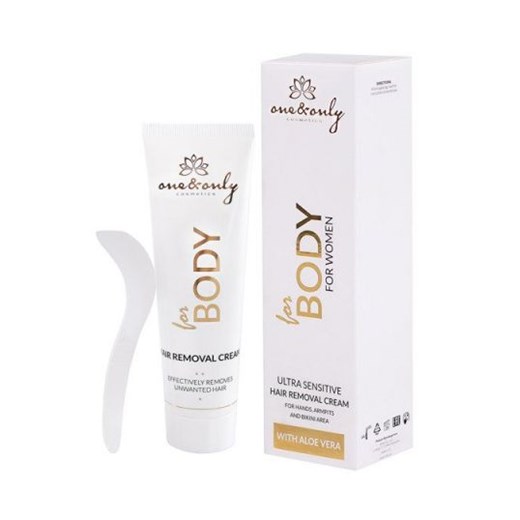 One&Only For Body For Women Ultra Sensitive Hair Removal Cream ultradelikatny krem do depilacji Aloe Vera 100ml One&Only   Horex.pl