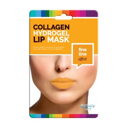Beauty Face Collagen Hydrogel Lip Mask przeciwzmarszczkowa kolagenowa maska na usta ze złotem Beauty Face   Horex.pl