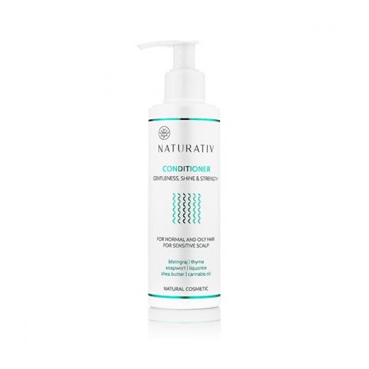 Naturativ Shampoo Gentlness Shine & Strength szampon dla wrażliwej skóry głowy 250ml Naturativ   Horex.pl