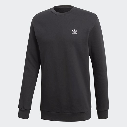 Bluza sportowa czarna Adidas bez wzorów 