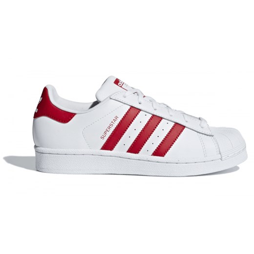 Adidas Originals trampki damskie superstar białe płaskie gładkie wiązane 