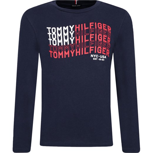 T-shirt męski Tommy Hilfiger z długimi rękawami czarny 