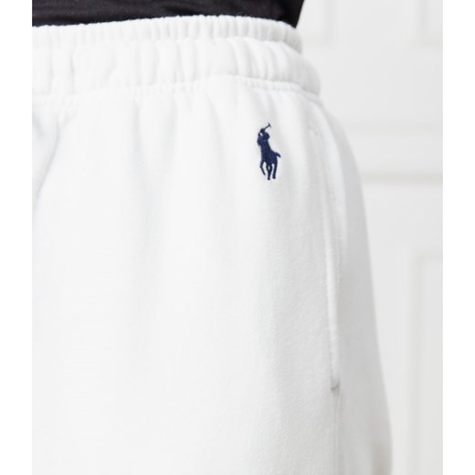 Polo Ralph Lauren spodnie damskie na wiosnę białe dresowe sportowe 