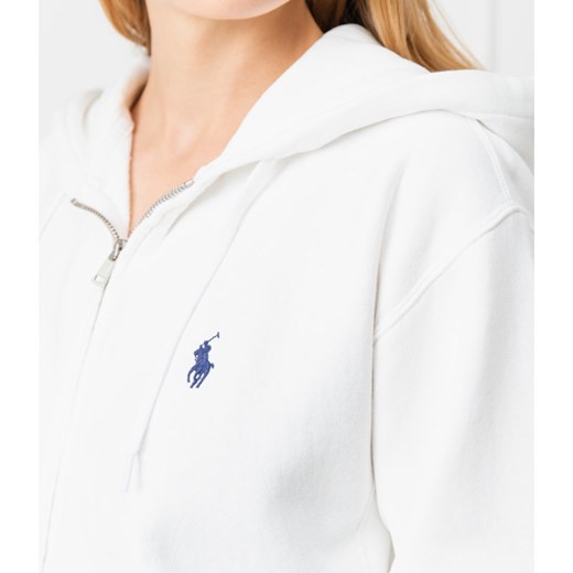 Bluza damska Polo Ralph Lauren biała krótka 