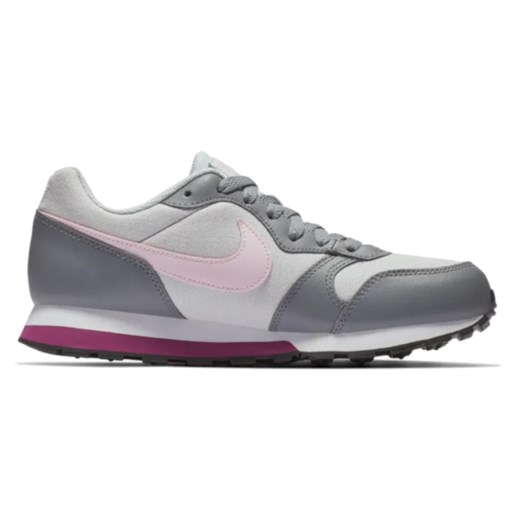 Buty sportowe damskie Nike do biegania md runner gładkie płaskie skórzane 