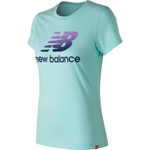 New Balance bluzka sportowa bawełniana na lato 