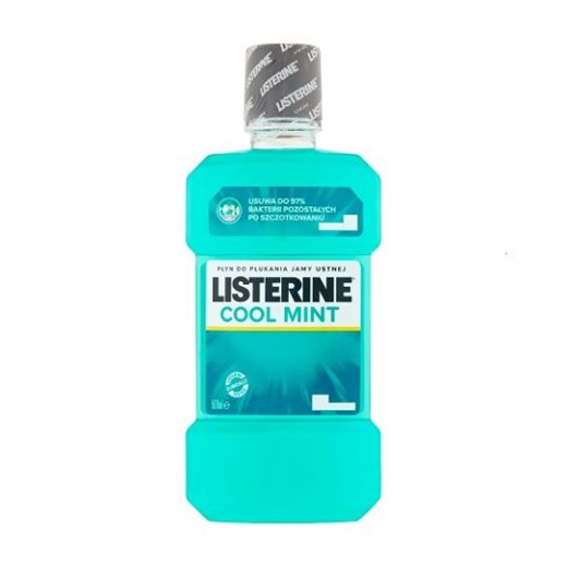 Listerine Cool Mint płyn do płukania jamy ustnej 500ml Listerine   Horex.pl