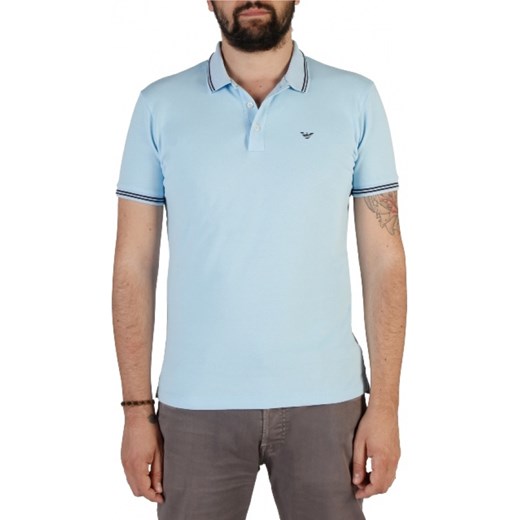 T-shirt męski Emporio Armani niebieski 