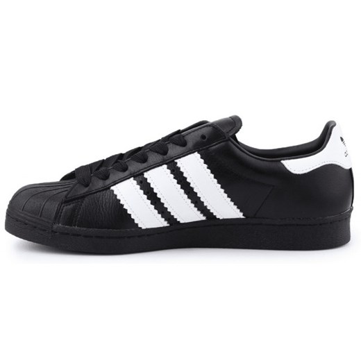 Buty sportowe męskie Adidas skórzane czarne 