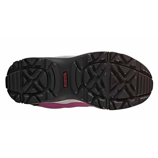 Buty trekkingowe damskie Adidas sznurowane różowe sportowe 