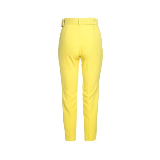 Born2be spodnie damskie żółte w stylu młodzieżowym 