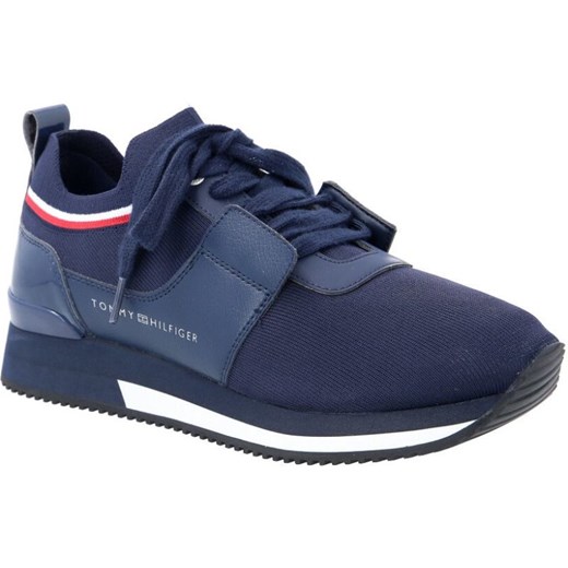 Tommy Hilfiger buty sportowe damskie płaskie sznurowane bez wzorów 