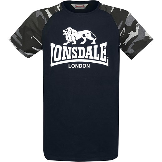 Lonsdale London - Kensington - T-Shirt - Mężczyźni - czarny  Lonsdale London L EMP