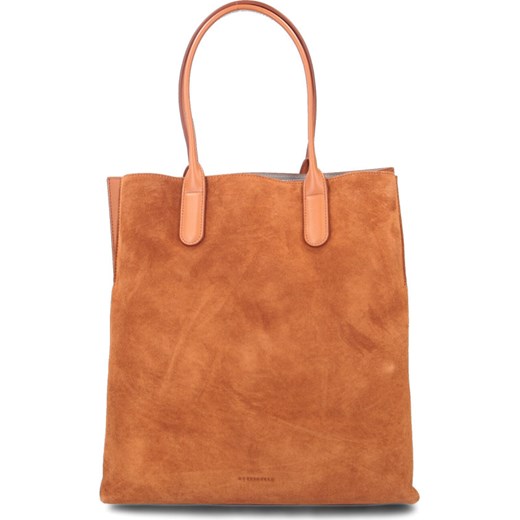 Shopper bag Coccinelle bez dodatków skórzana 