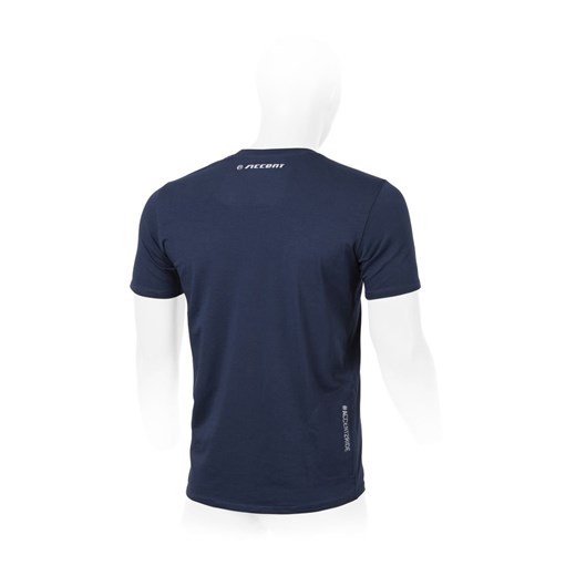 Koszulka sportowa niebieska Accent bez zapięcia 