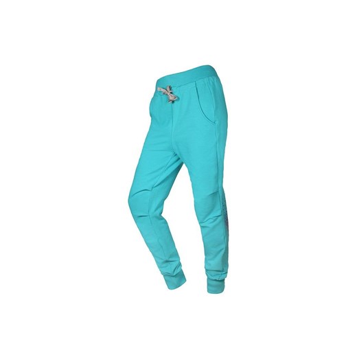 Niebieskie spodnie sportowe Feel J jesienne z lycry