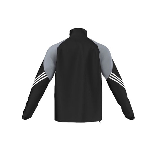 Bluza sportowa czarna Adidas na jesień gładka 