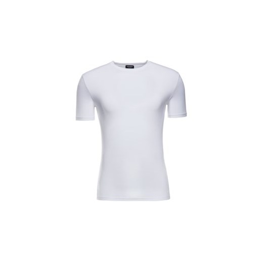 T-shirt męski Dsquared2 biały bez wzorów 