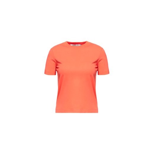 Bluzka damska Calvin Klein pomarańczowy jesienna 