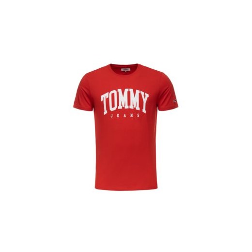 Tommy Jeans t-shirt męski w stylu młodzieżowym z krótkimi rękawami 
