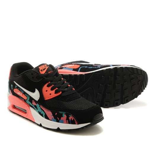Buty sportowe damskie wielokolorowe Nike dla biegaczy sznurowane z gumy w abstrakcyjnym wzorze 