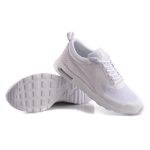 Nike buty sportowe damskie dla biegaczy młodzieżowe air max thea białe 