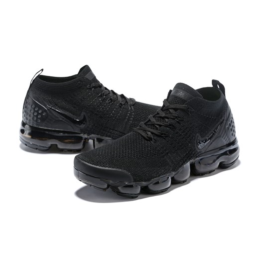 Buty sportowe męskie czarne Nike vapormax wiązane 