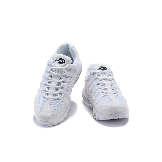 Buty sportowe damskie Nike dla biegaczy białe płaskie bez wzorów sznurowane 