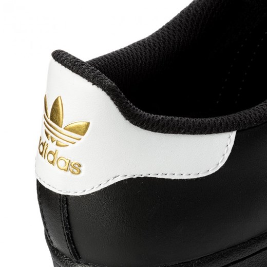Adidas trampki damskie superstar sznurowane płaskie z niską cholewką skórzane 