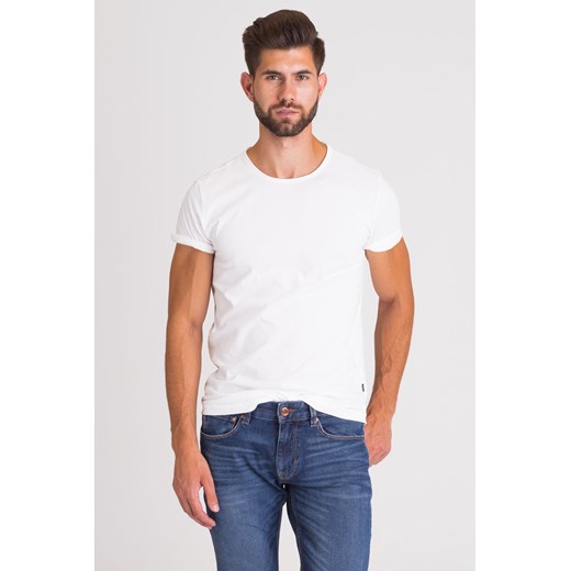 T-shirt męski biały Joop! Jeans z krótkimi rękawami 