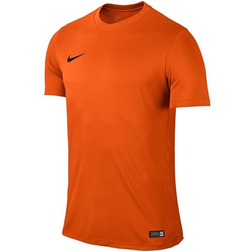 Czerwona koszulka sportowa Nike z poliestru 