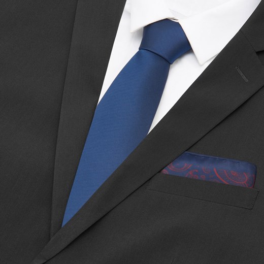 Niebieski krawat Reserved 