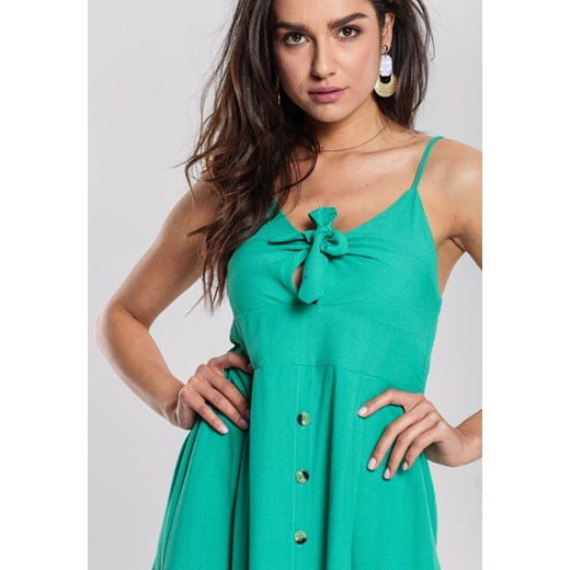 Zielona Sukienka Undersel  Renee M/L Renee odzież