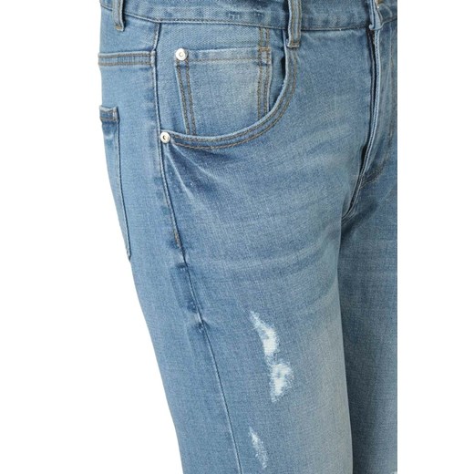 Jeansy ze średnim stanem i przetarciami Femestage  42 promocyjna cena E-Monnari 