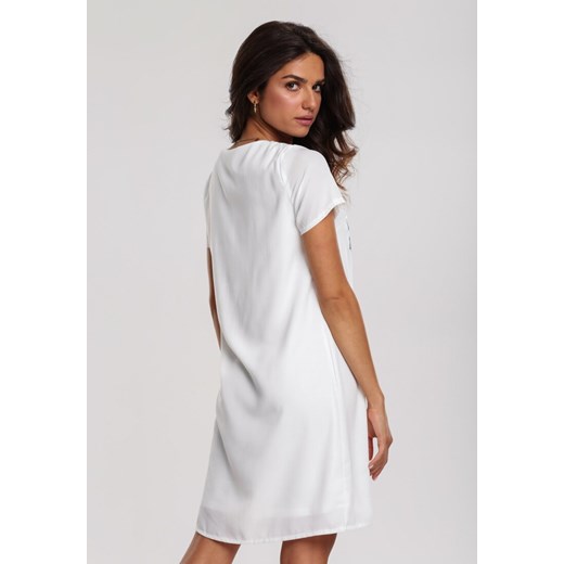 Biała Sukienka Plant Vine  Renee S Renee odzież